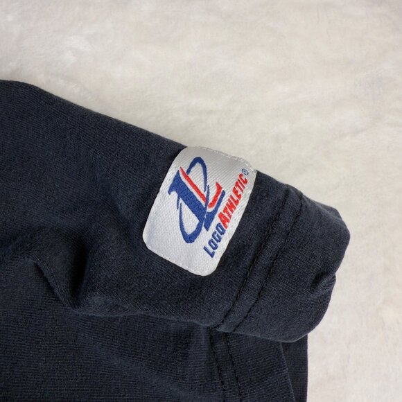 Vintage 90s Chicago Bulls T-Shirt Black Unisex‎ M Embroidered Streetwear - Picture 6 of 8